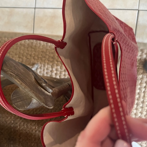 Goyard Large Tote Red Designer Tote Bag - Picture 15 of 16